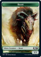Beast // Cat (011) Double-sided Token [Core Set 2021 Tokens]