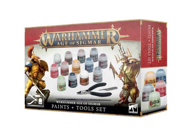 WH AoS: Paints + Tools Set (صبغ المجسمات)