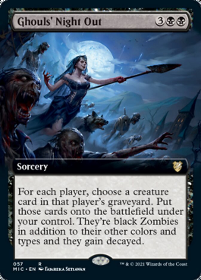 Ghouls' Night Out (Extended) [Innistrad: Midnight Hunt Commander]