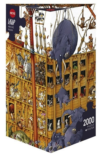 Jigsaw Puzzle: HEYE - Loup - Arche Noah [2000 Pieces] (أحجية الصورة المقطوعة)
