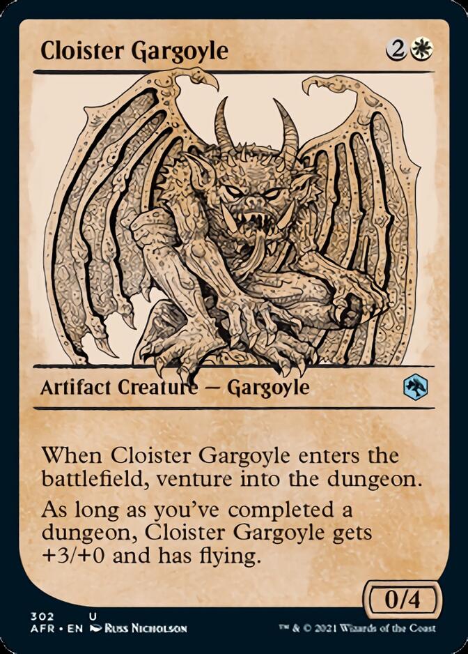 Cloister Gargoyle  (Showcase) [Dungeons & Dragons: Adventures in the Forgotten Realms]