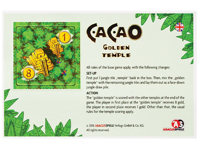 Cacao - Golden Temple (إضافة لعبة)