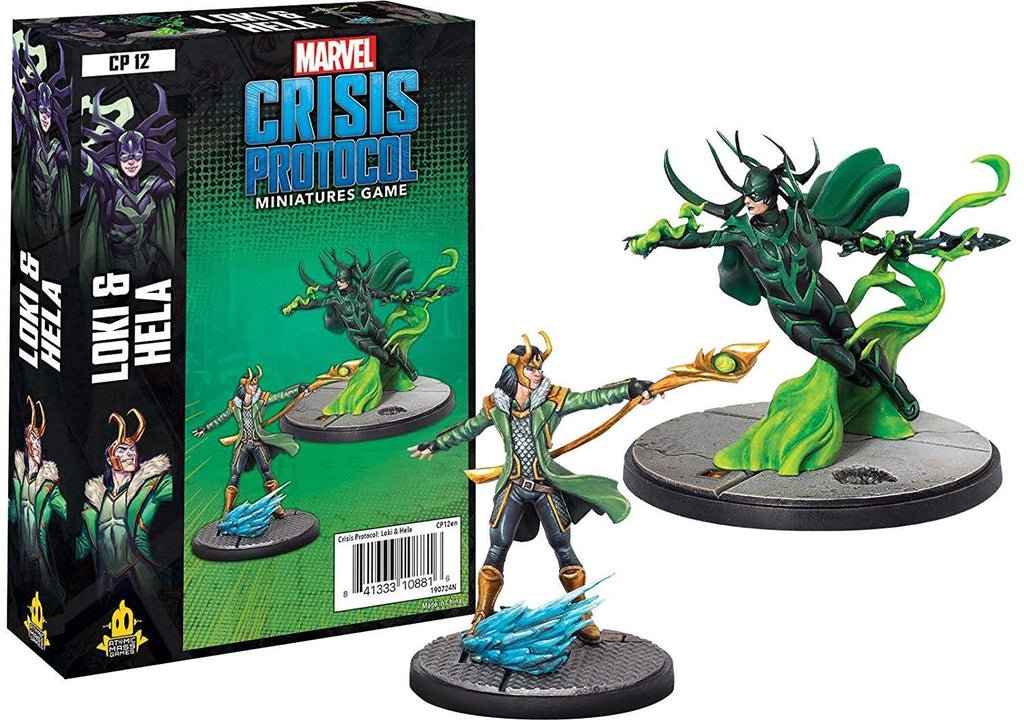 Marvel: Crisis Protocol - Loki and Hela (إضافة للعبة المجسمات)