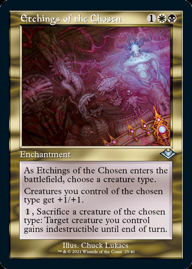 Etchings of the Chosen (Retro Etched Foil) [Modern Horizons 2]