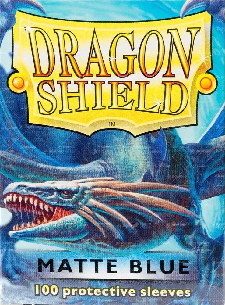 Sleeves: Dragon Shield - Standard, Matte Blue [x100] (لوازم لعبة لوحية)