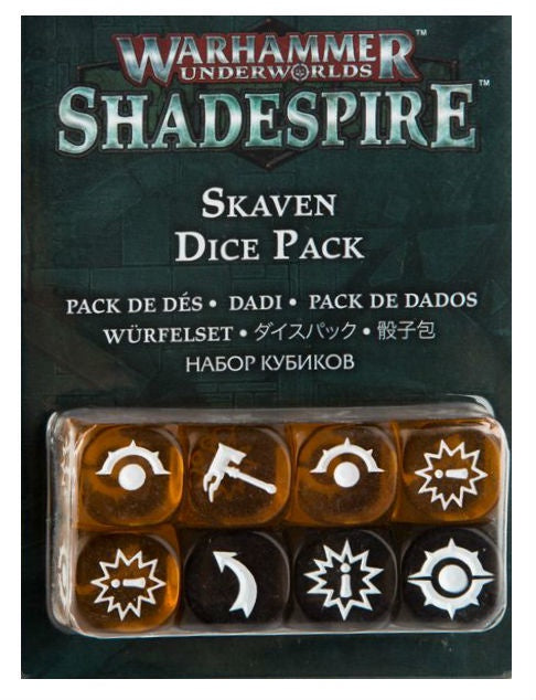 WH Underworlds: Shadespire - Spiteclaw's Swarm Dice Set (إضافة للعبة المجسمات)