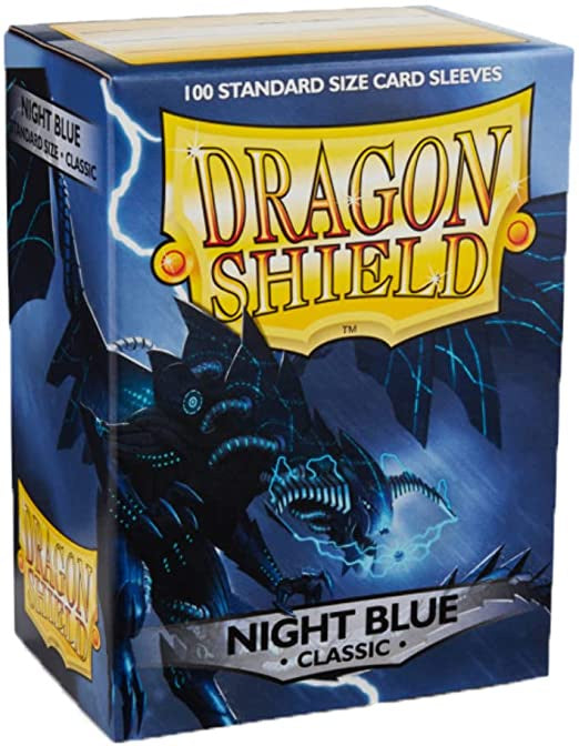 Sleeves: Dragon Shield - Standard, Classic Night Blue [x100] (لوازم لعبة لوحية)