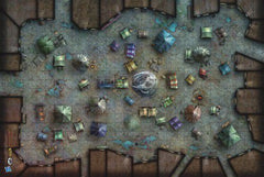 D&D RPG: Gamemat - Merchant's Bazaar (لوازم للعبة تبادل الأدوار)