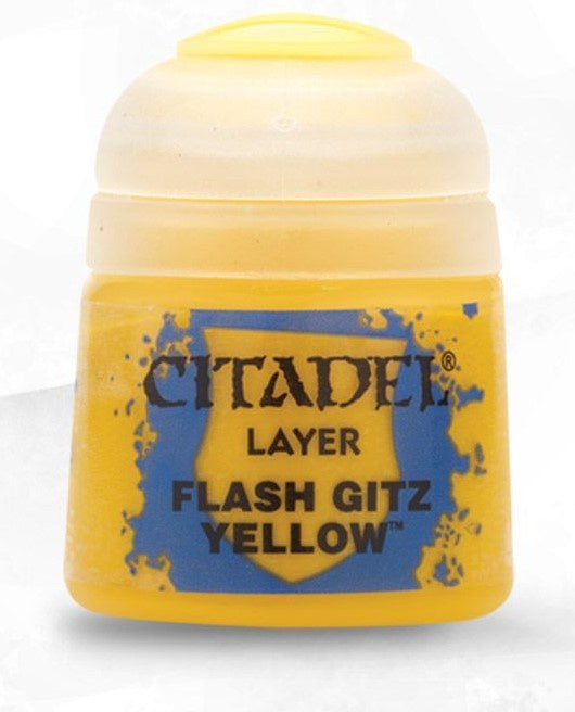 Citadel: Layer Paints, Flash Gitz Yellow (صبغ المجسمات)