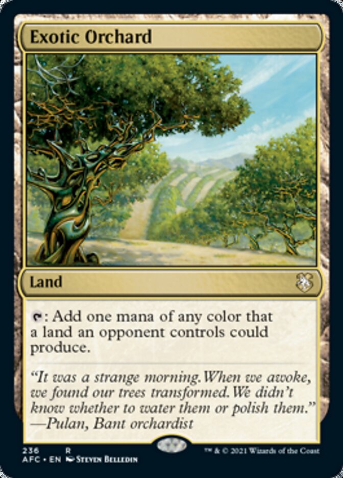 Exotic Orchard [Dungeons & Dragons: Adventures in the Forgotten Realms Commander]