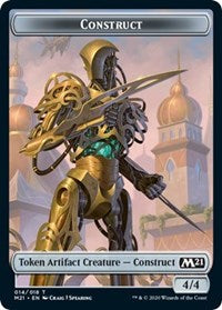 Construct // Zombie Double-sided Token [Core Set 2021 Tokens]