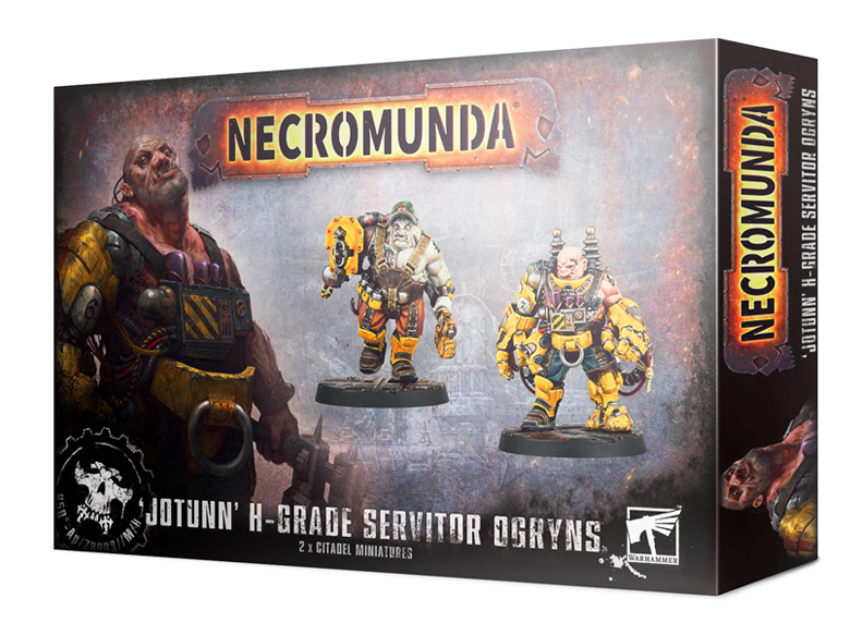 WH Necromunda - 'Jotunn' H-Grade Industrial Servitor Ogryns (إضافة للعبة المجسمات)