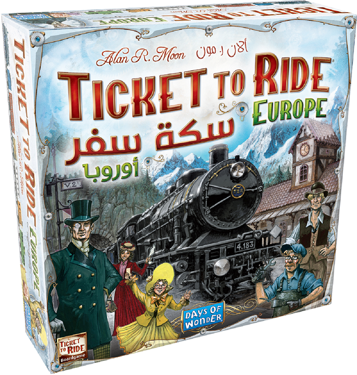 Ticket to Ride: Europe [AR/EN]  (اللعبة الأساسية)
