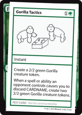 Gorilla Tactics (2021 Edition) [Mystery Booster Playtest Cards]