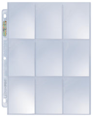 Card Pages: Ultra PRO - Platinum 9-Pocket - Standard [x100]  (لوازم لعبة لوحية)