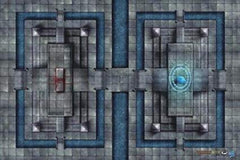 D&D RPG: Gamemat - Sanctuary of Fate (لوازم للعبة تبادل الأدوار)