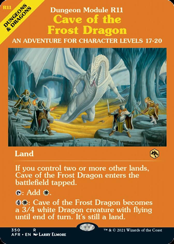 Cave of the Frost Dragon (Dungeon Module) [Dungeons & Dragons: Adventures in the Forgotten Realms]