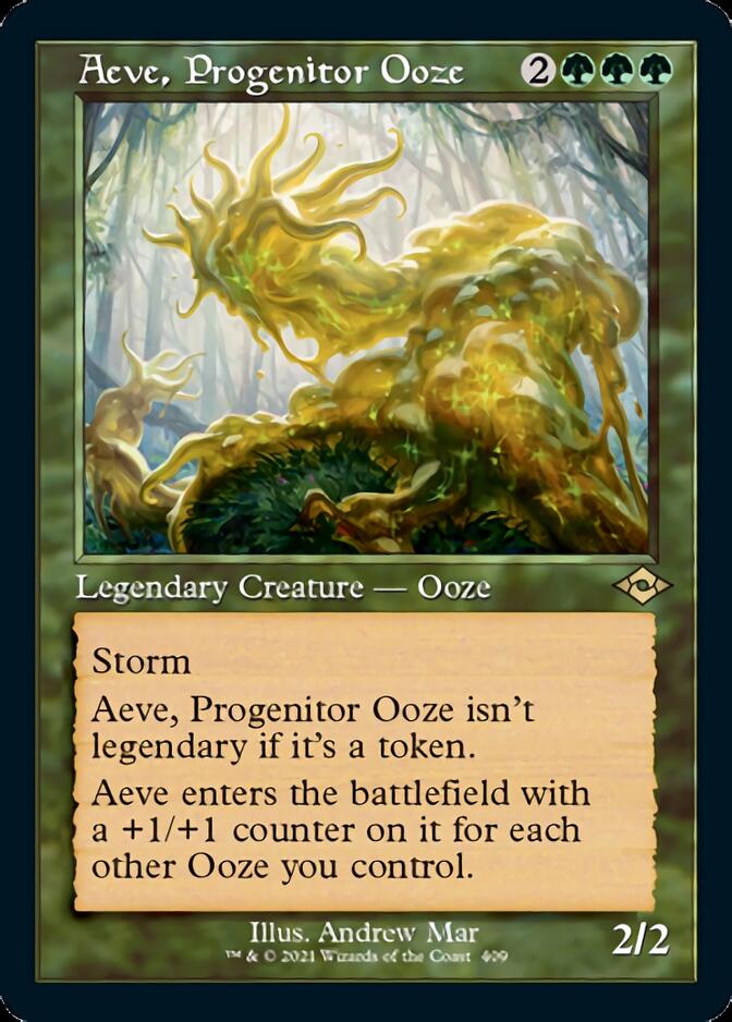 Aeve, Progenitor Ooze (Retro Etched Foil) [Modern Horizons 2]