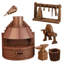 Diorama: Mantic Games - Terrain Crate - Blacksmith's Forge (مجسمات لعبة تبادل الأدوار)