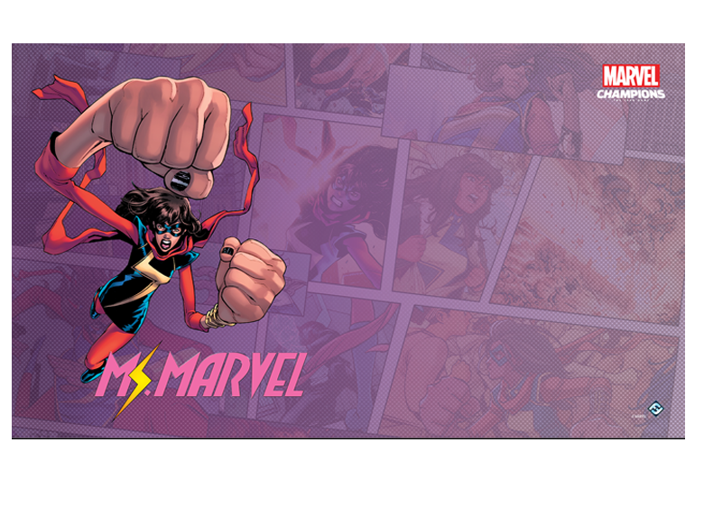 Marvel LCG - Playmat - Ms. Marvel (لوازم للعبة البطاقات الحية)