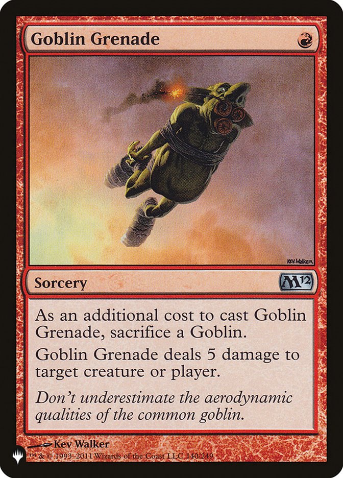 Goblin Grenade [The List]