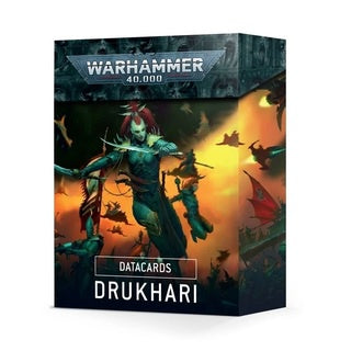WH 40K: Drukhari - Datacards [9th Ed.] (إضافة للعبة المجسمات)