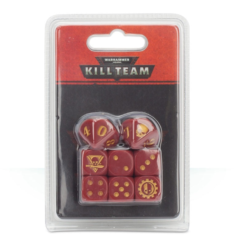 WH 40K: Kill Team - Adeptus Mechanicus Dice Set (إضافة للعبة المجسمات)
