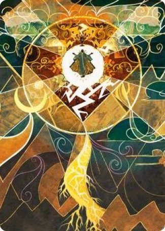 Lightning Bolt Art Card [Strixhaven: School of Mages Art Series]