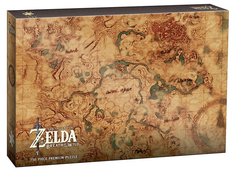 Jigsaw Puzzle: The OP - The Legend of Zelda - Hyrule Map [1000 Pieces] (أحجية الصورة المقطوعة)