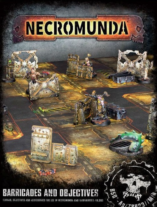 WH Necromunda - Barricades and Objectives (إضافة للعبة المجسمات)