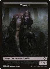 Treasure // Zombie Double-sided Token [Dungeons & Dragons: Adventures in the Forgotten Realms Tokens]