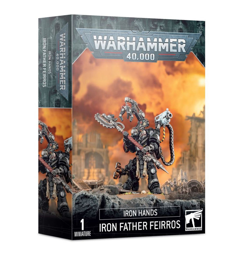 WH 40K: Iron Hands - Iron Father Feirros (إضافة للعبة المجسمات)