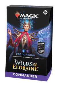 MTG: Wilds of Eldraine [Commander Deck] - Fae Dominion (لعبة تداول البطاقات)