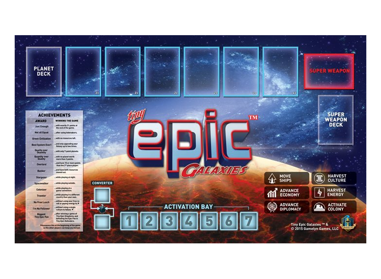 Tiny Epic Galaxies - Gamemat (لوازم لعبة لوحية)