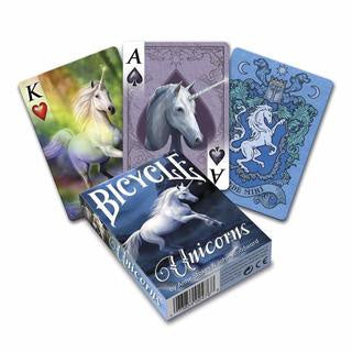 Playing Cards: Bicycle - Anne Stokes - Unicorns (ورق لعب)