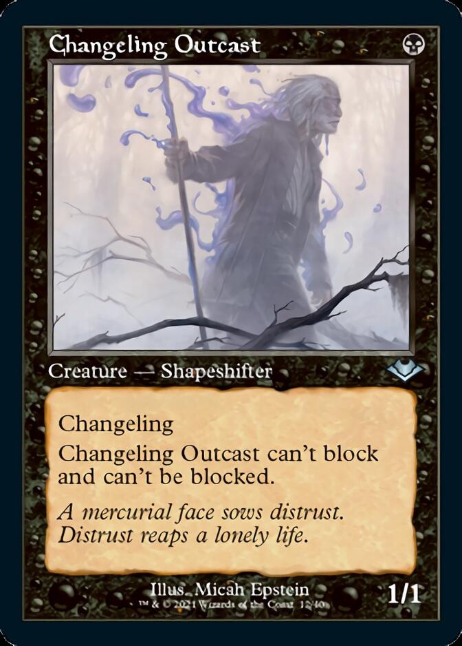 Changeling Outcast (Retro Etched Foil) [Modern Horizons 2]