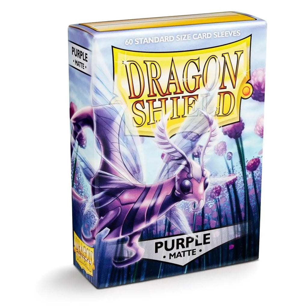 Sleeves: Dragon Shield - Standard, Matte Purple [x60] (لوازم لعبة لوحية)