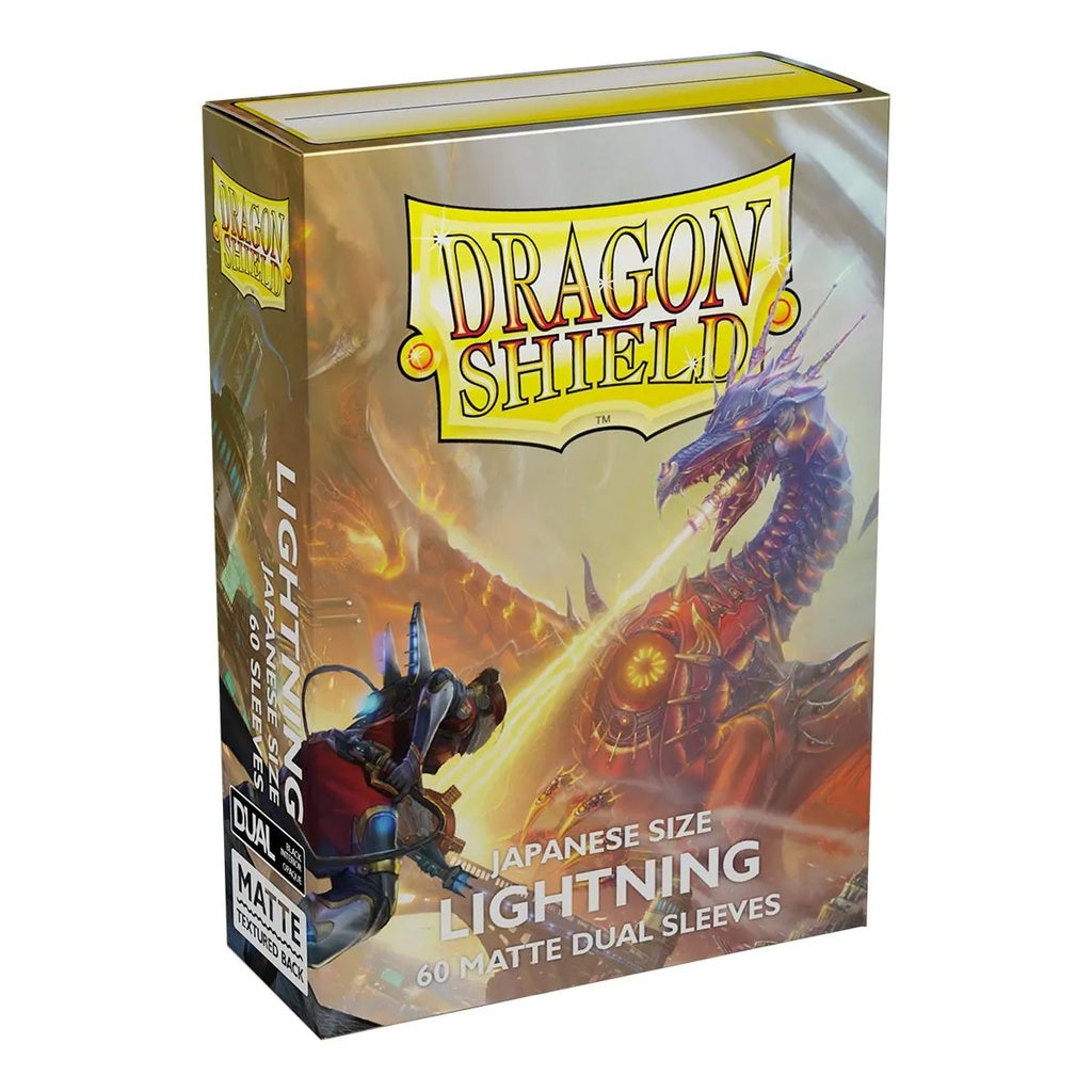 Sleeves: Dragon Shield - Japanese Size - Dual Matte, Lightning [x60] (لوازم لعبة لوحية)