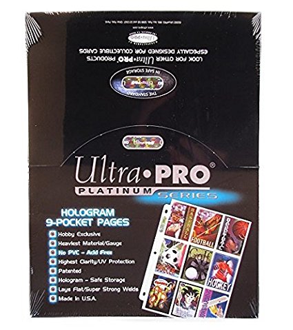 Card Pages: Ultra PRO - Platinum 9-Pocket - Standard [Singles] (لوازم لعبة لوحية)