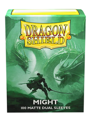 Sleeves: Dragon Shield - Standard - Dual Matte, Might [x100] (لوازم لعبة لوحية)