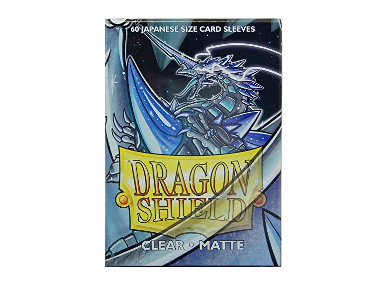 Sleeves: Dragon Shield - Japanese Size - Matte [x60] - Clear (لوازم لعبة لوحية)