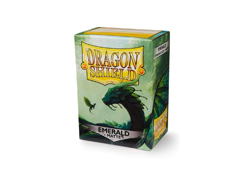 Sleeves: Dragon Shield - Standard, Matte Emerald [x100] (لوازم لعبة لوحية)