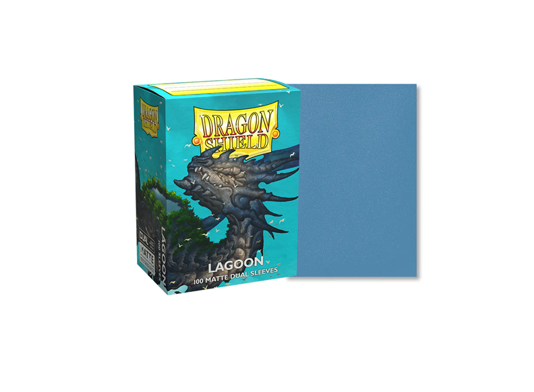 Sleeves: Dragon Shield - Standard - Dual Matte, Lagoon [x100] (لوازم لعبة لوحية)