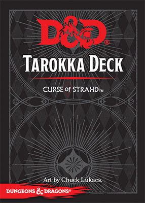 D&D RPG: Curse of Strahd - Tarokka Deck (لوازم للعبة تبادل الأدوار)