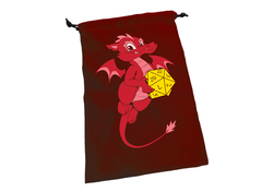 Dice Bag: Steve Jackson Games - Dragon, Red (لوازم لعبة لوحية)