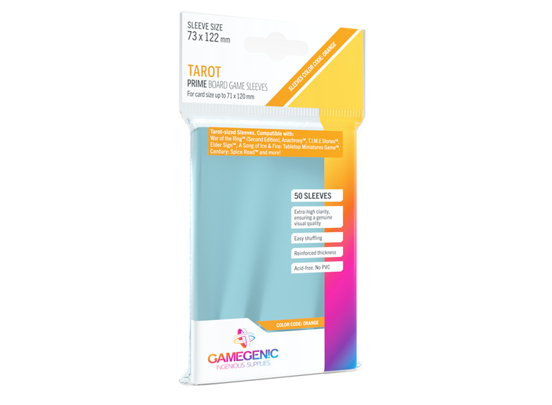 Sleeves: GameGenic - Prime Board Game, Tarot [x50] (لوازم لعبة لوحية)