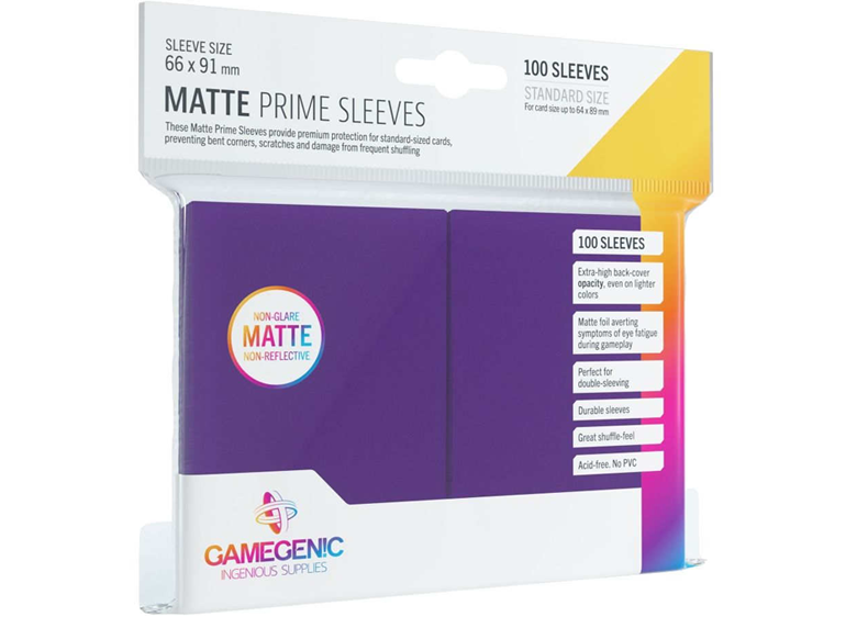 Sleeves: Gamegenic - Matte Prime Standard, Purple (لوازم لعبة لوحية)