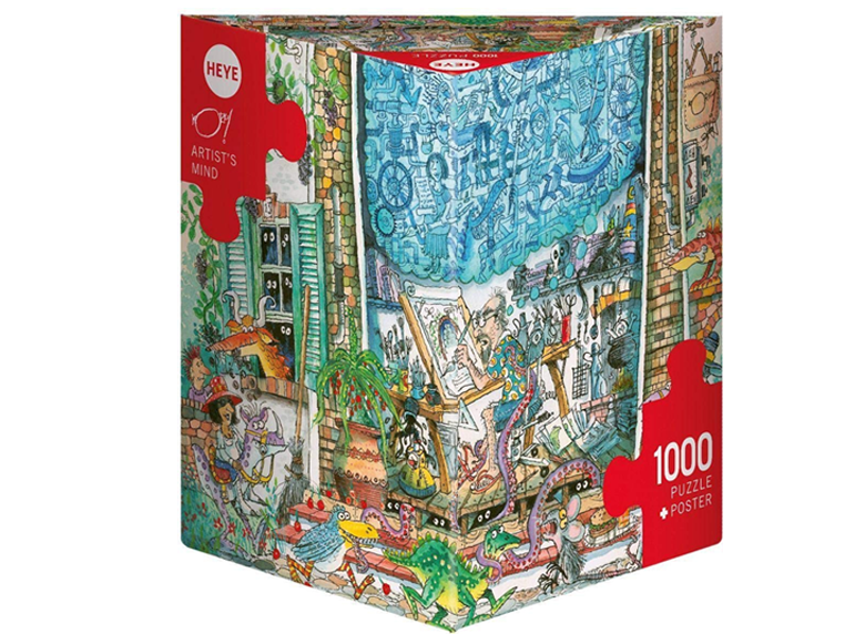 Jigsaw Puzzle: HEYE - Korky Paul Artist's Mind [1000 Pieces] (أحجية الصورة المقطوعة)