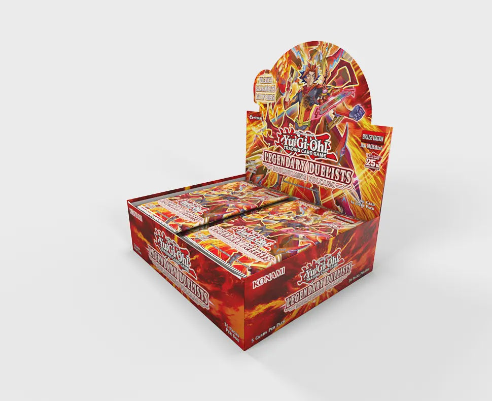 YGO TCG: Legendary Duelist Soulburning Volcano [Booster Box] (ألعاب تداول البطاقات)