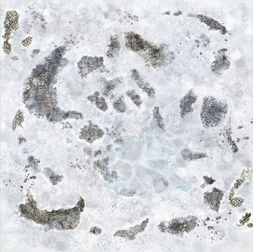 Playmat B2G:  Legion - Snow [91x91 CM] (لوازم لعبة لوحية)